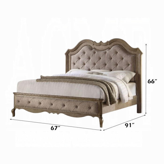 ACME Taupe Chelmsford Queen Bed