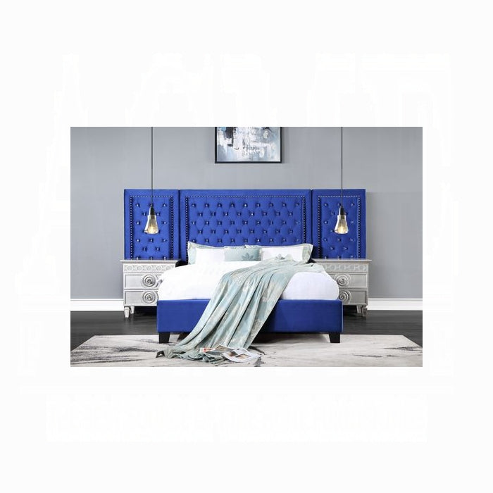 ACME Blue Damazy EK Bed