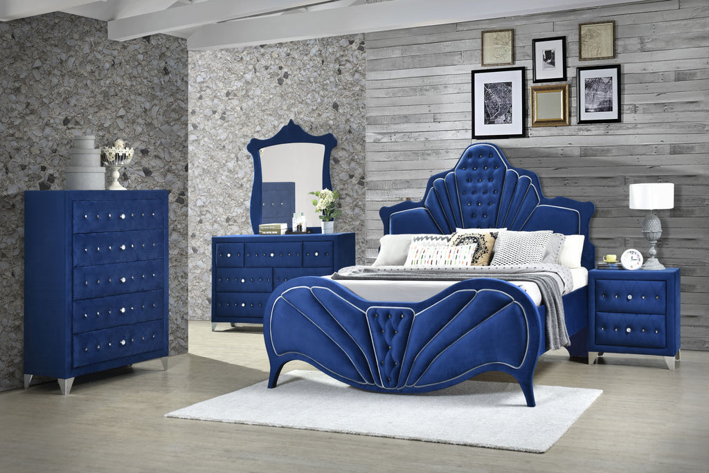 ACME Blue Dante EK Bed