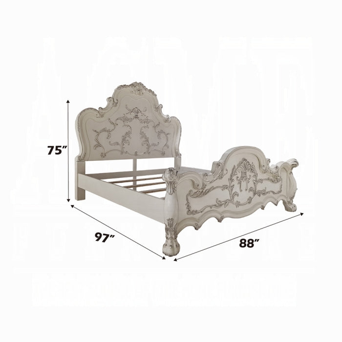 ACME White Dresden CK Bed