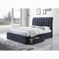 ACME Dark Gray Drorit EK Bed W/Storage