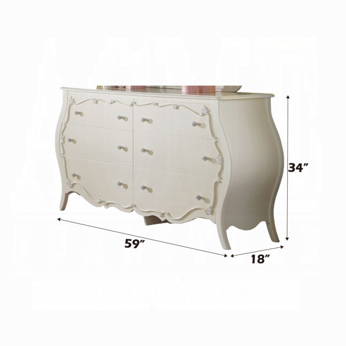 ACME White Edalene Dresser