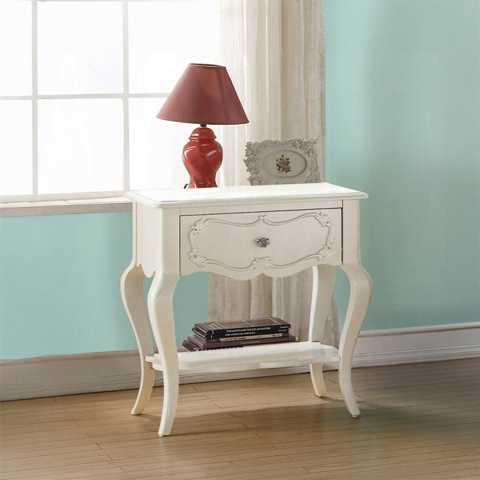 ACME White Edalene Nightstand