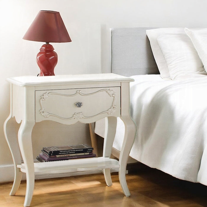 ACME White Edalene Nightstand
