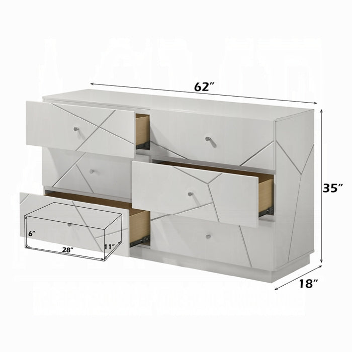 ACME White Esther Dresser