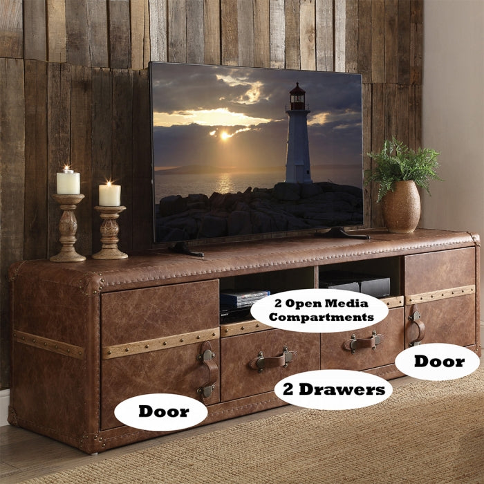 ACME Brown Aberdeen Tv Stand