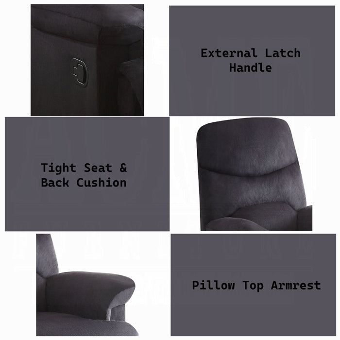 ACME Black Arcadia Motion Recliner