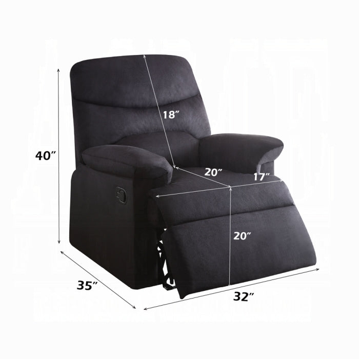 ACME Black Arcadia Motion Recliner