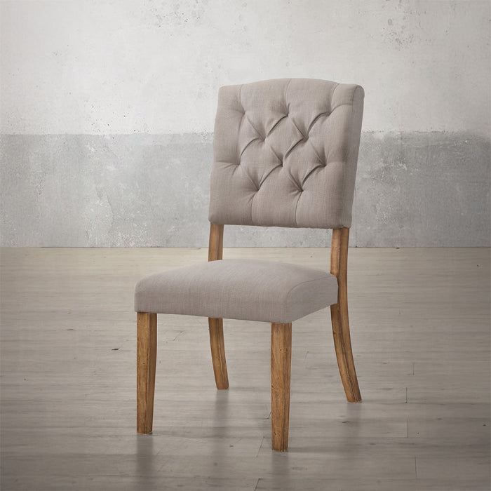 ACME Weathered Bernard Side Chair (Set-2)