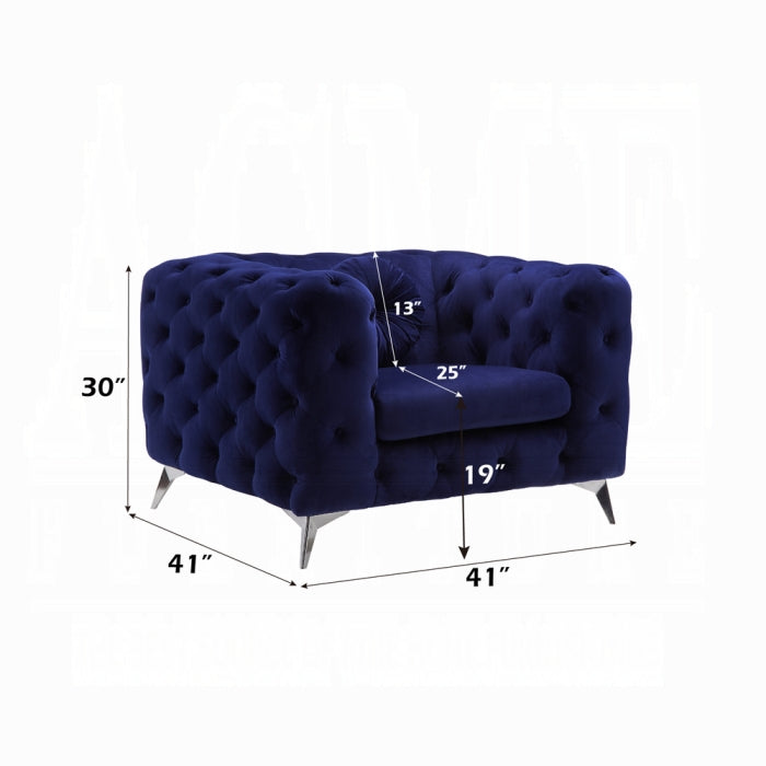 ACME Blue Atronia Chair