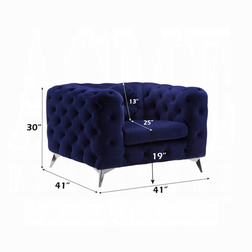 ACME Blue Atronia Chair