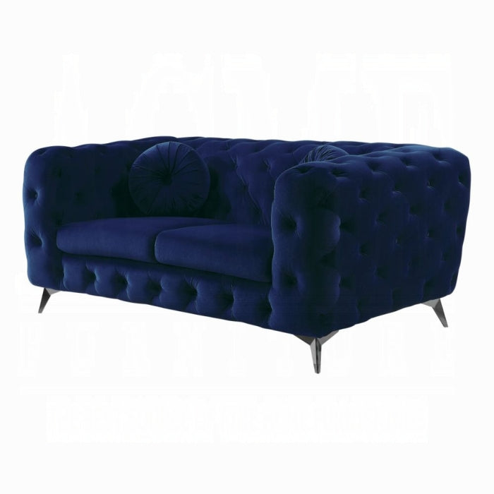 ACME Blue Atronia Loveseat