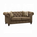 ACME Brown Aurelia Loveseat W/2 Pillows