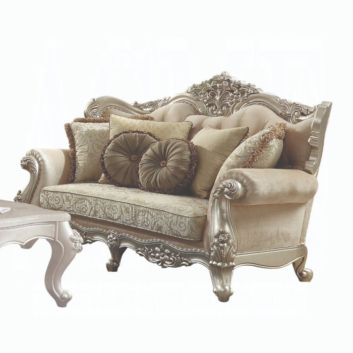 ACME Bently Loveseat W/5 Pillows