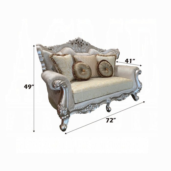 ACME Bently Loveseat W/5 Pillows