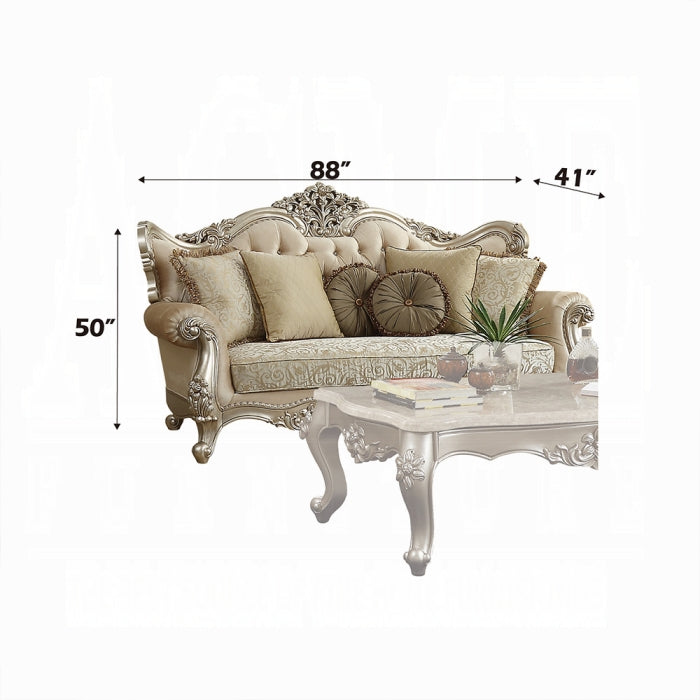 ACME Bently Sofa W/7 Pillows