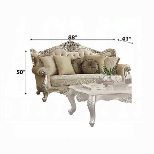 ACME Bently Sofa W/7 Pillows