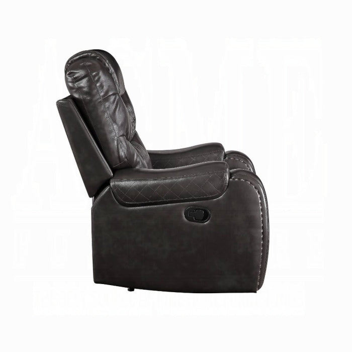 ACME Dark Gray Braylon Motion Loveseat W/Console