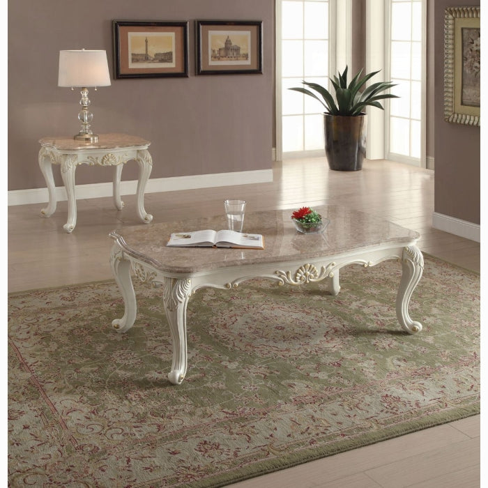 ACME Chantelle Coffee Table W/Marble Top