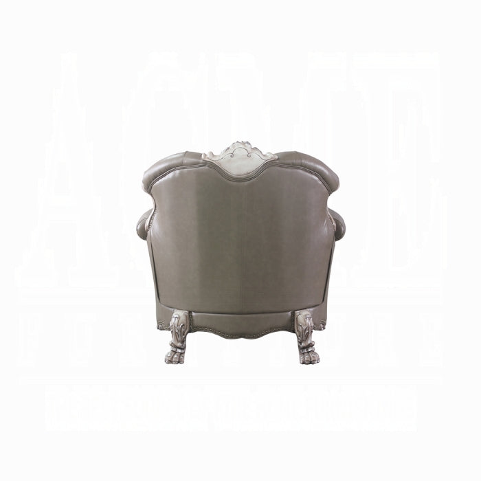 ACME Vintage Bone White Dresden Chair W/Pillow