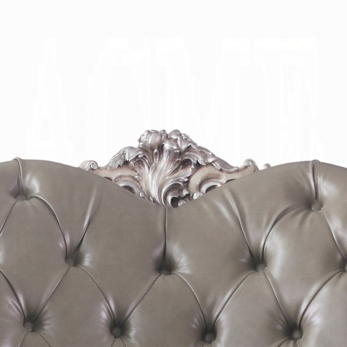 ACME Vintage Bone White Dresden Chair W/Pillow