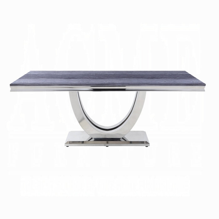 ACME Cambrie Dining Table W/Engineered Stone Top