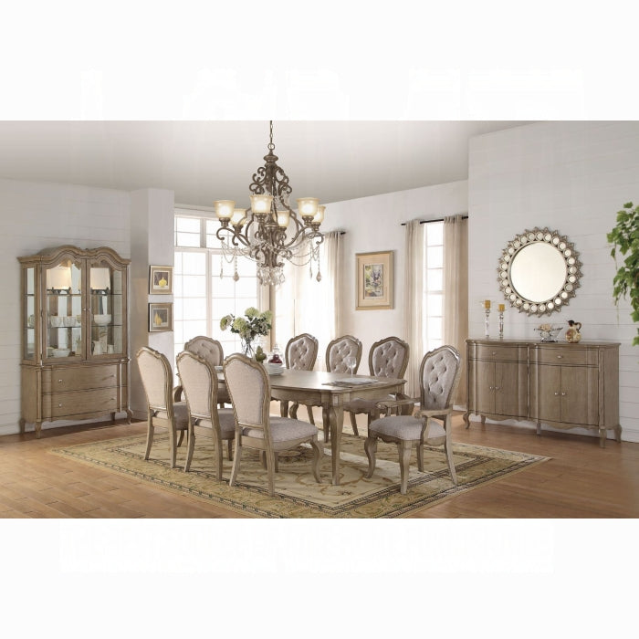 ACME Antique Taupe Chelmsford Dining Table