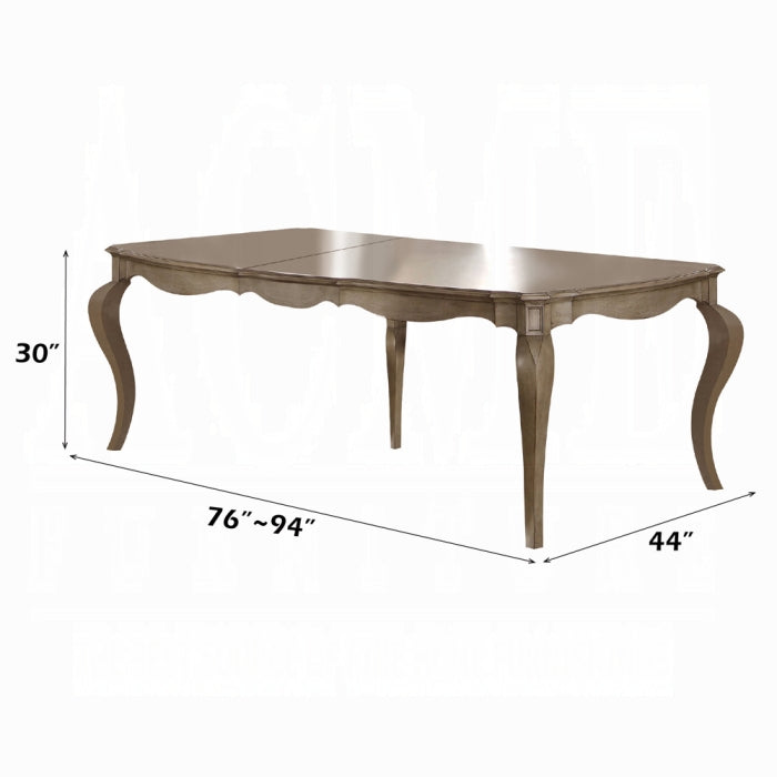 ACME Antique Taupe Chelmsford Dining Table