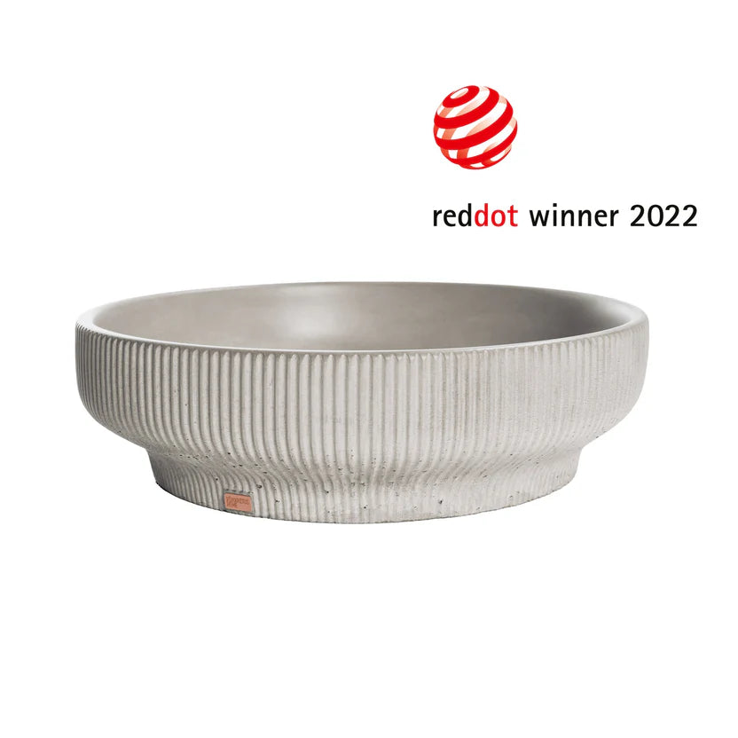 KONKRETUS Sink Lotus 01 – Handcrafted Concrete Sink (Red Dot Award Winner)