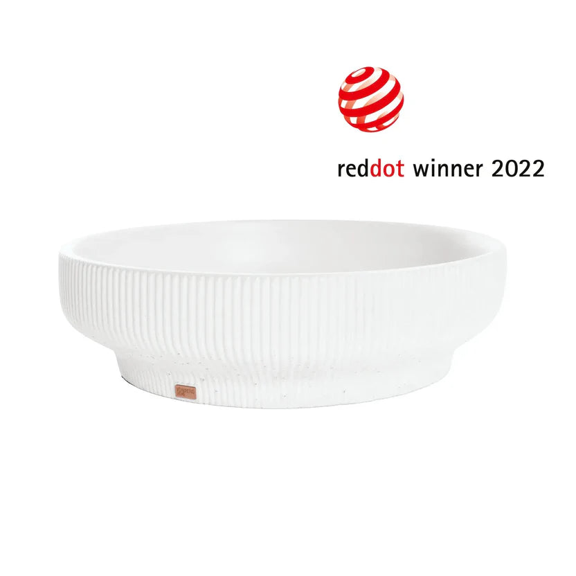 KONKRETUS Sink Lotus 01 – Handcrafted Concrete Sink (Red Dot Award Winner)