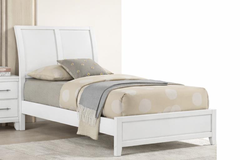 New Classic Furniture BALLARD 3/3 T HEADBOARD, FOOTBOARD & SLAT KIT-WHITE