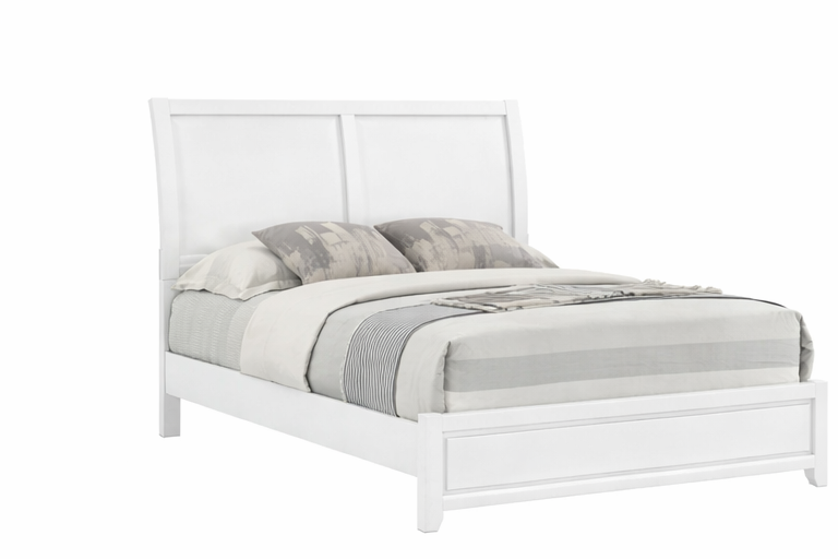 New Classic Furniture BALLARD 4/6 F HEADBOARD, FOOTBOARD & SLAT KIT-WHITE