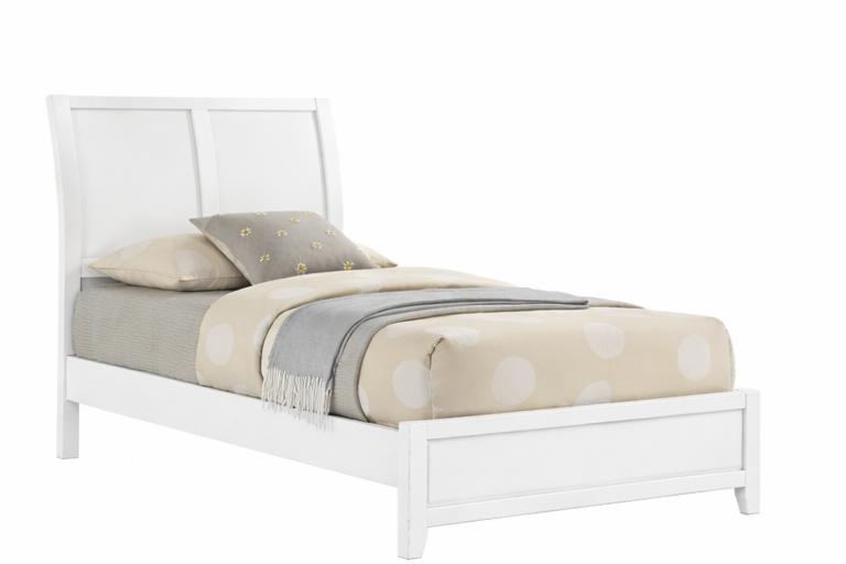 New Classic Furniture BALLARD 3/3 T HEADBOARD, FOOTBOARD & SLAT KIT-WHITE