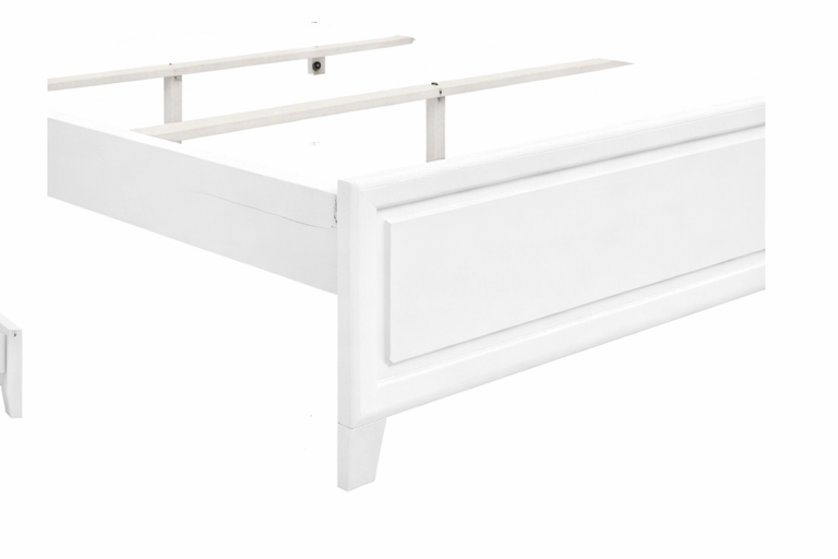 New Classic Furniture BALLARD 4/6-3/3 F/T PANEL SIDE RAILS-WHITE