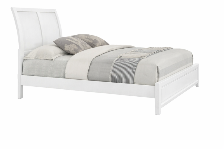 New Classic Furniture BALLARD 4/6 F HEADBOARD, FOOTBOARD & SLAT KIT-WHITE
