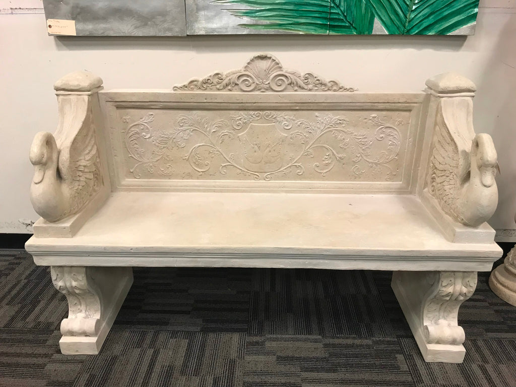 AFD Home Vicenza Swan Bench