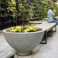 KONKRETUS Båls Planter M – Handcrafted Concrete Planter